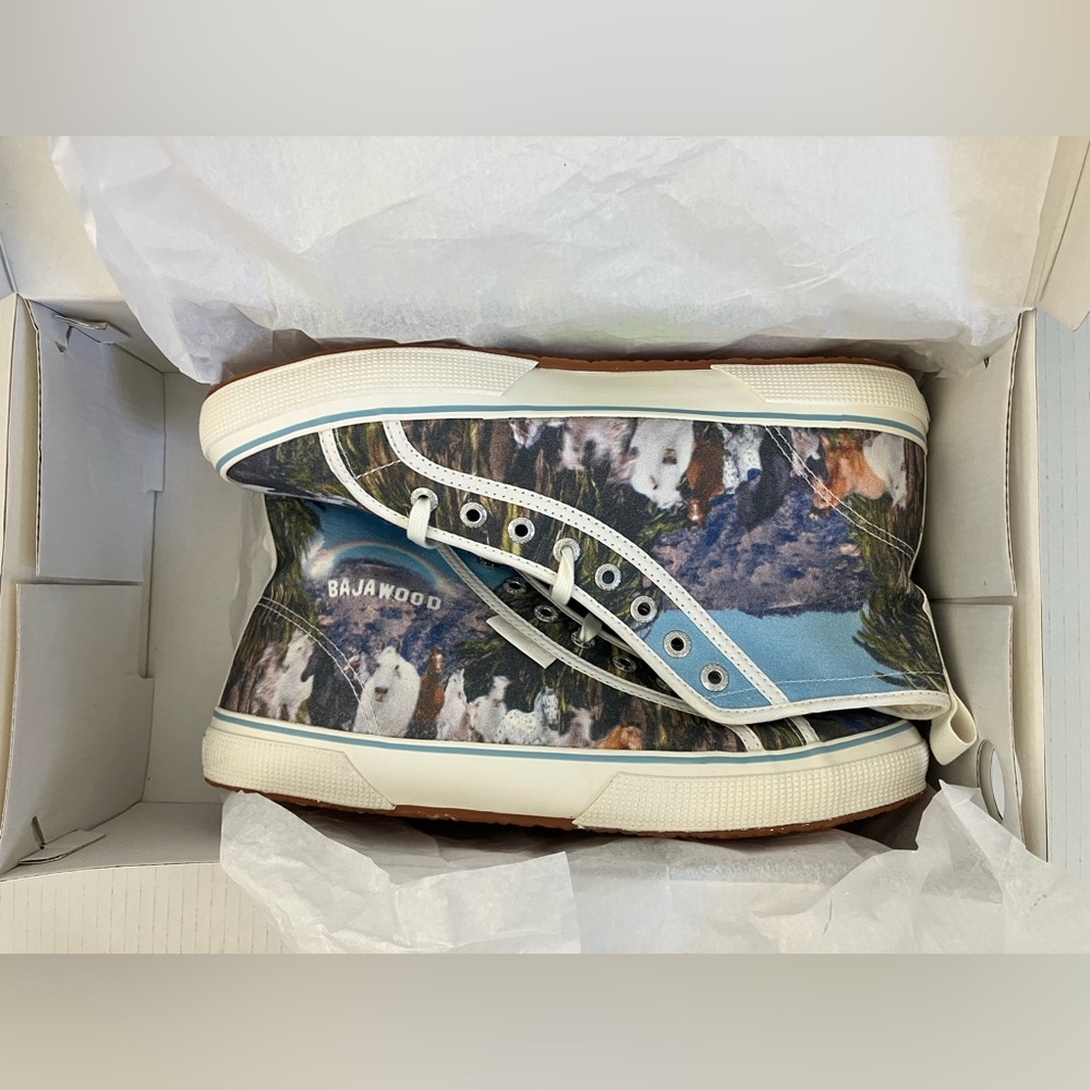 Superga x Baja East - 2795 Horses Print - S2131KW - RAINBOW